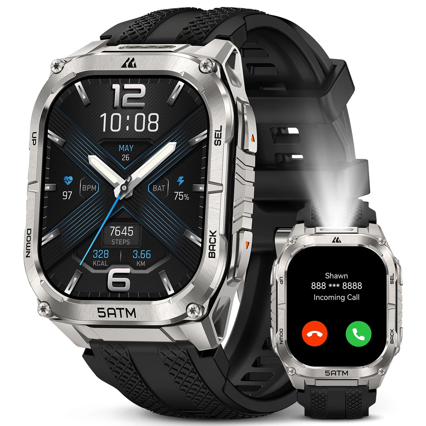 KOSPET Tank M4C Rugged Smartwatch For Men Military Grade GPS