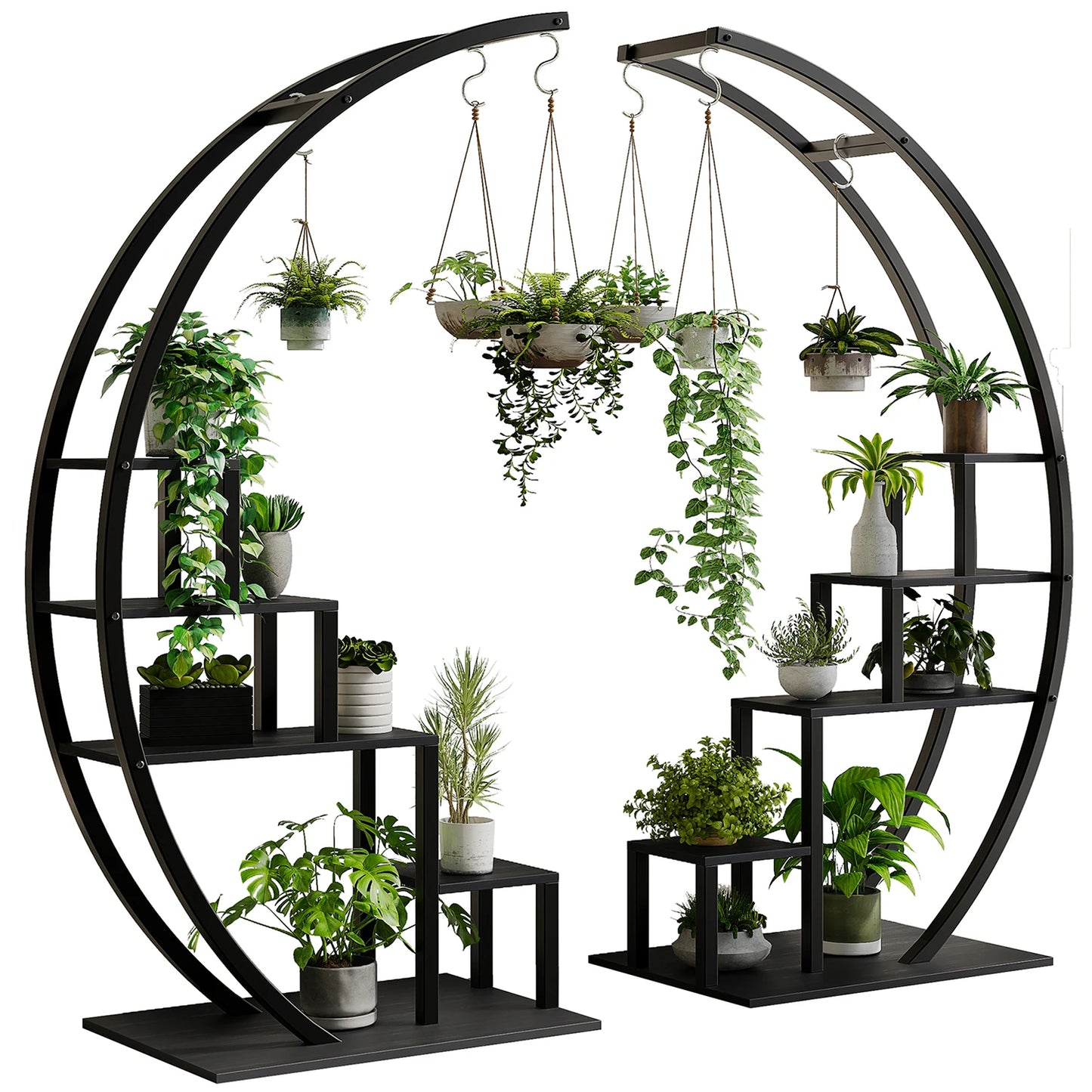 TWISTER.CK 5-Tier Flower Plant Stand Indoor Hanging Rack