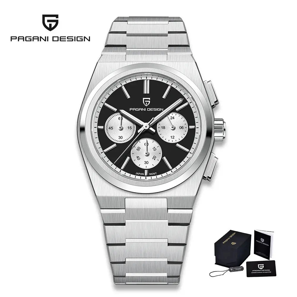 PAGANI DESIGN VK63 Mens Quartz Chronograph Business Watch