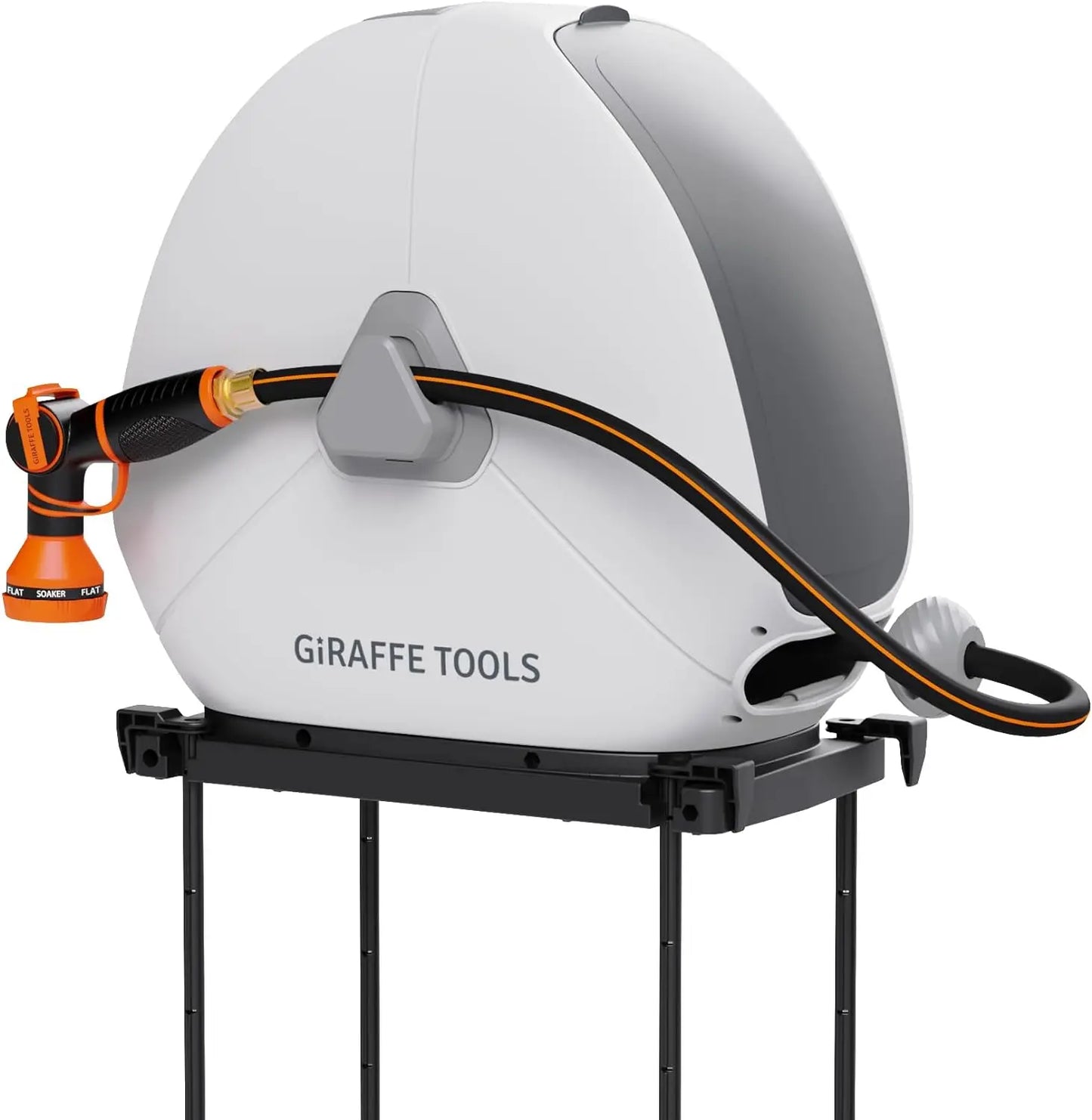 Giraffe Tools Retractable Hose Reel With Automatic Rewind Lock
