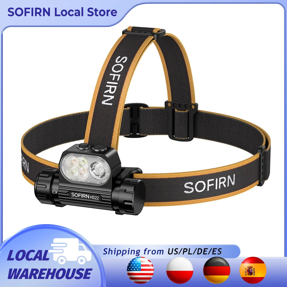Sofirn HS22 Headlamp 2500lm With Adjustable 2700K To 6000K CCT