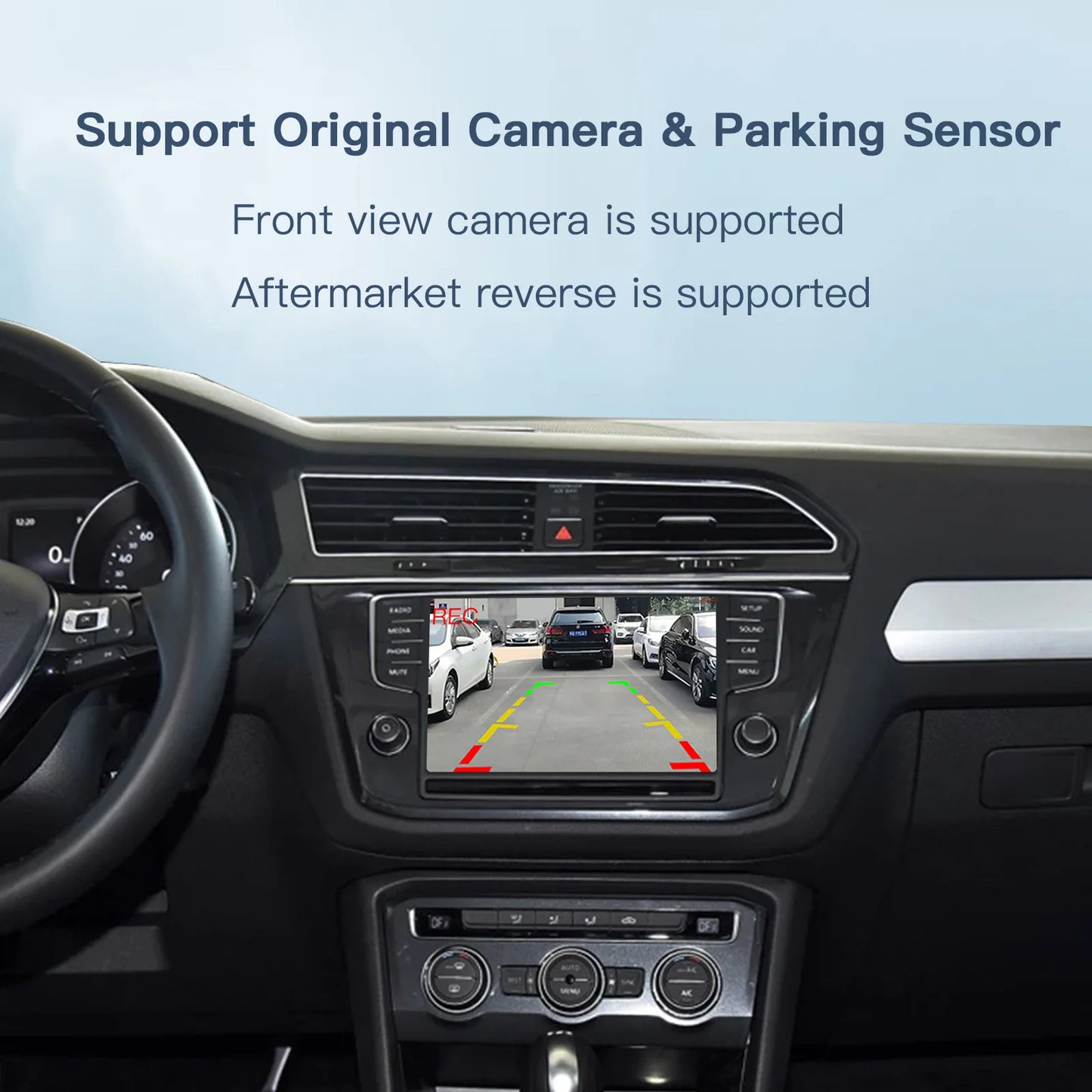 AUTOABC Wireless CarPlay Android Auto For VW Golf 7 Tiguan MIB1 MIB2 AirPlay