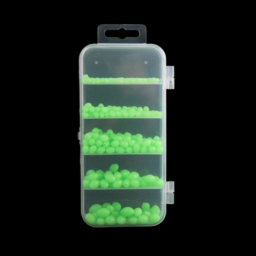 JSFUN Luminous Fishing Beads 375Pcs Set For Lure Tackle