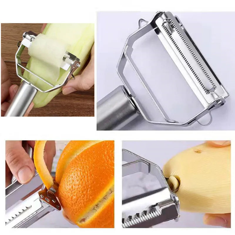 Kitchya Double Head Stainless Steel Peeler For Fruits And Vegetables