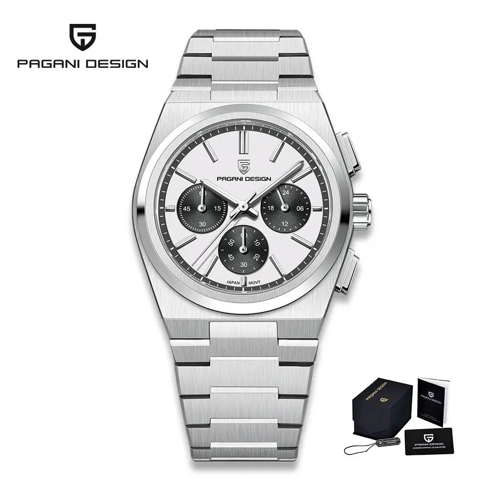 PAGANI DESIGN VK63 Mens Quartz Chronograph Business Watch