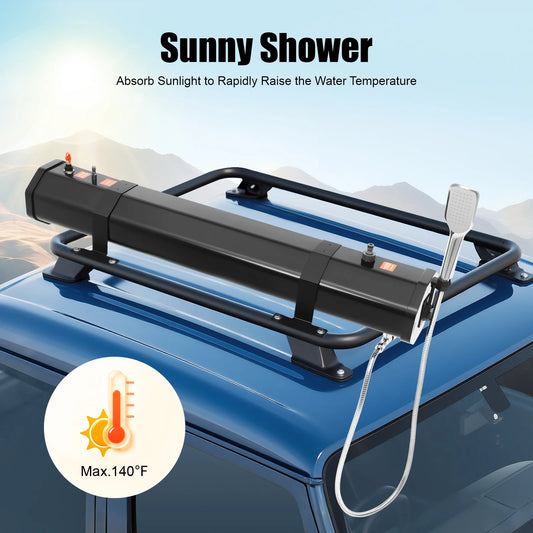 Portable Camping Water Tank for Roof Rack Shower Outdoor