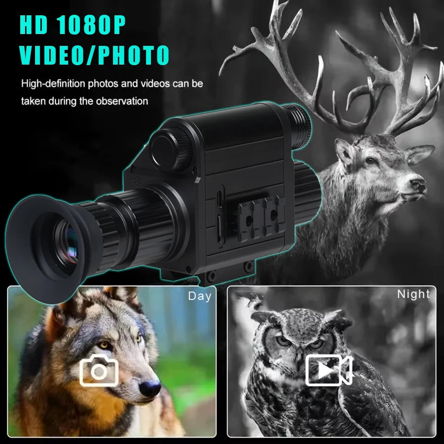 Megaorei Digital Night Vision Riflescope 940nm IR Scope 5x Zoom