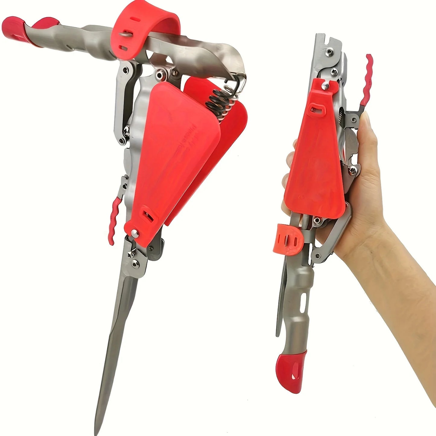 Automatic Spring Fishing Rod Holder Stainless Steel Auto Flip Hook