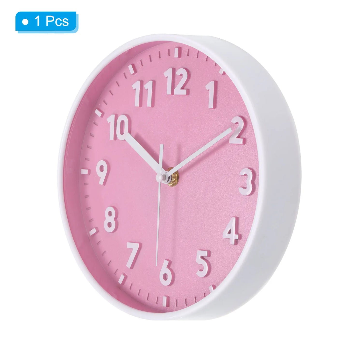 UXCELL 3D Number Wall Clock Quartz Silent Battery Operated Decorative