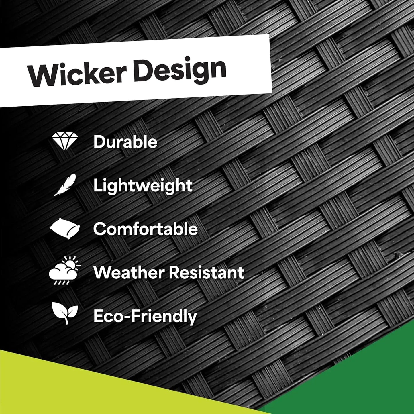 Xiaolang 4-Piece Outdoor Patio Furniture Set With Glass Top Table