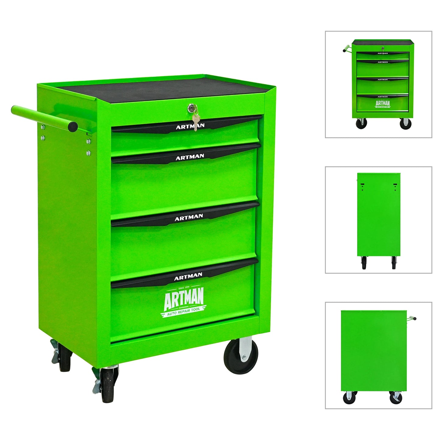 ARTMAN Rolling 7-Drawer Tool Chest Cabinet With Ball Bearing Slides