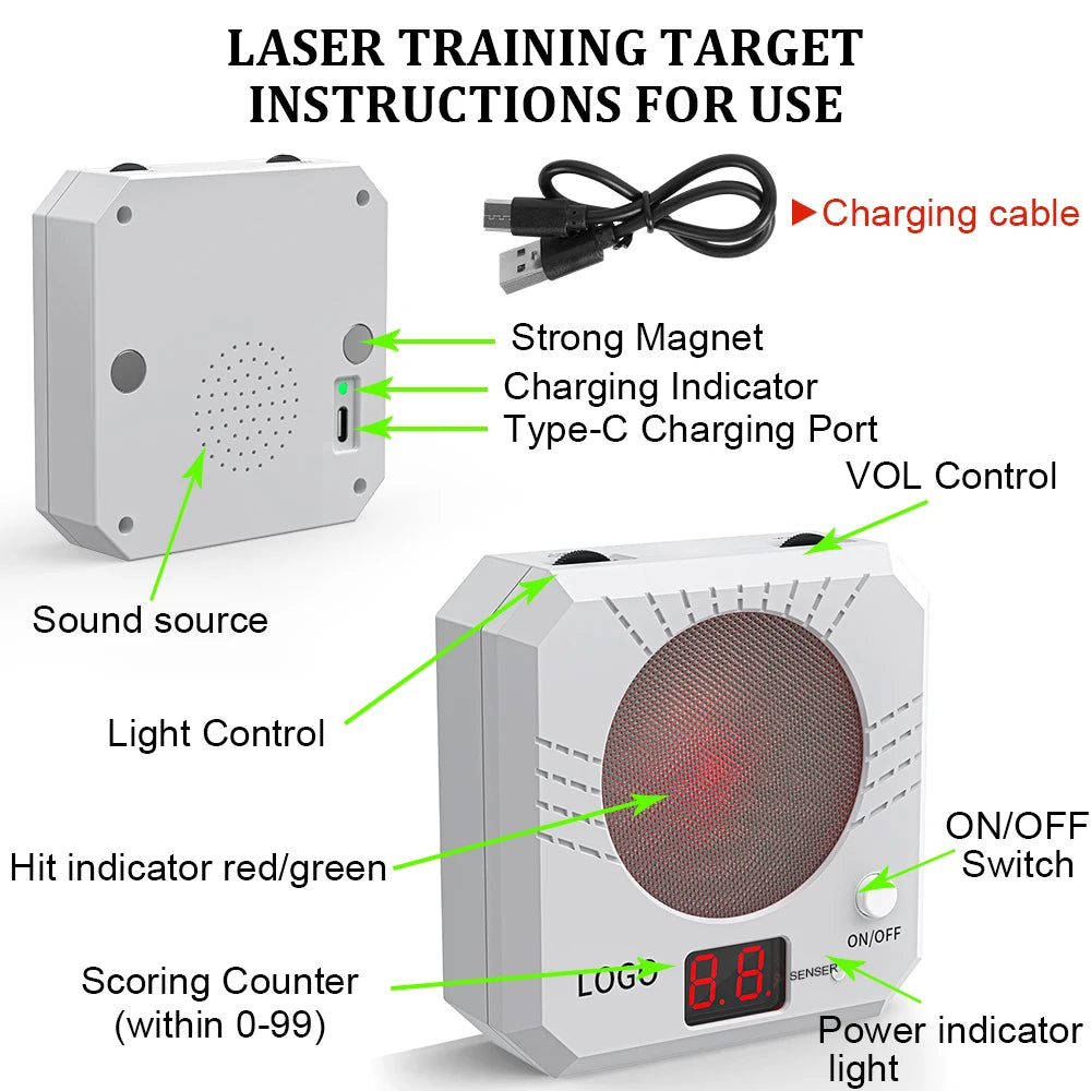 Infrared Induction Electronic Scoring Laser Target Practice Toy