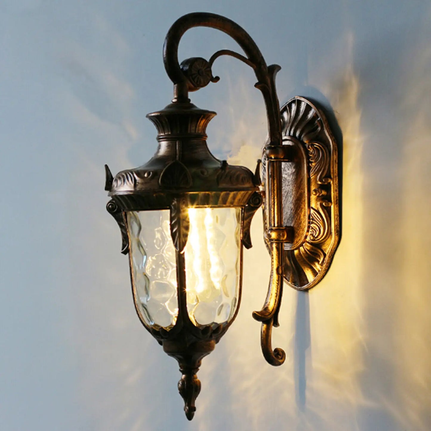 Outdoor Wall Light Fixture Exterior Waterproof Sconce Porch Garden Lamp