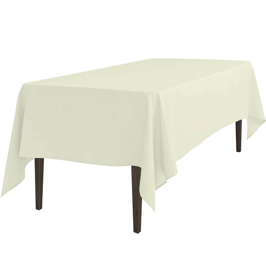 READOR 12Pcs Rectangle Tablecloths Set Polyester For Weddings And Events