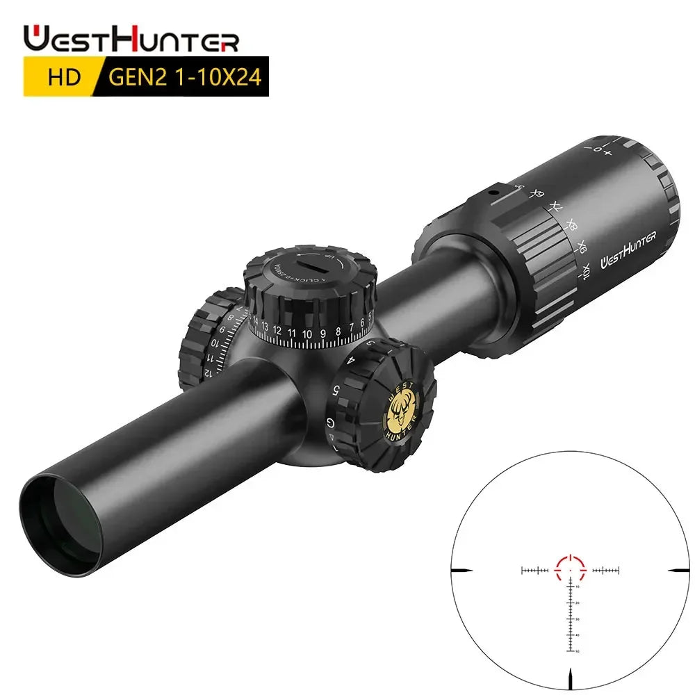 WestHunter HD Gen2 1-10x24 IR LPVO Riflescope