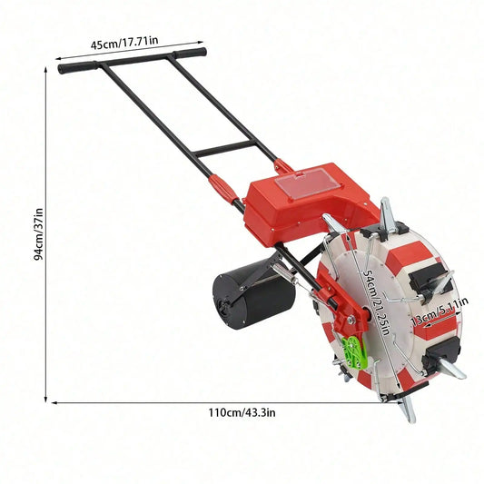 Manual Garden Seeder Hand Push For Sowing Seeds Outdoors