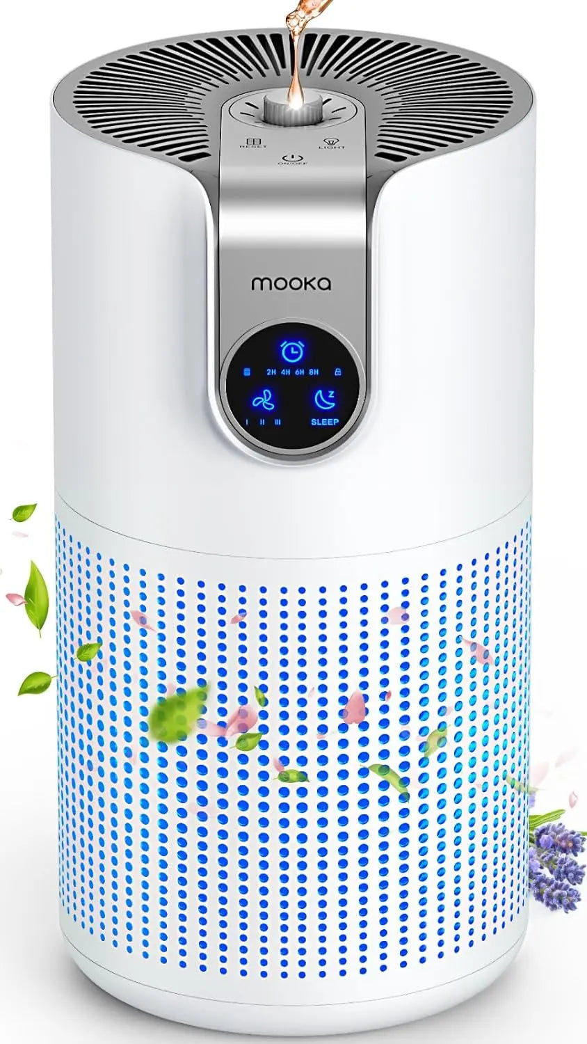 MOOKA M03 HEPA Air Purifier With Aromatherapy For Home Use