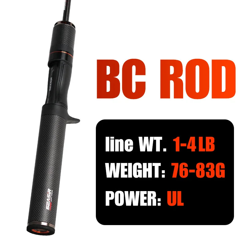 SEASIR Arrow Spinning Baitcasting Rod Two Sections Carbon Fiber
