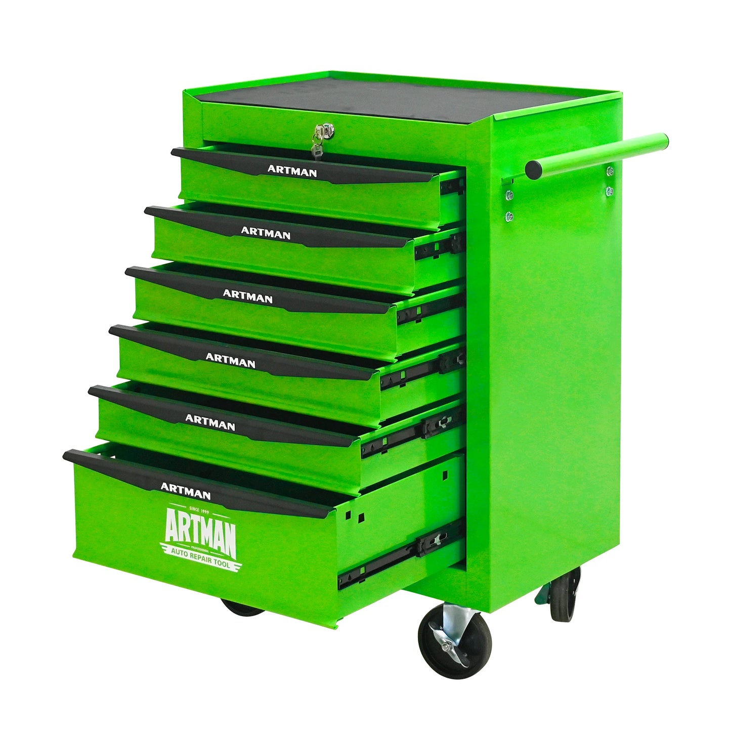 ARTMAN Rolling 7-Drawer Tool Chest Cabinet With Ball Bearing Slides