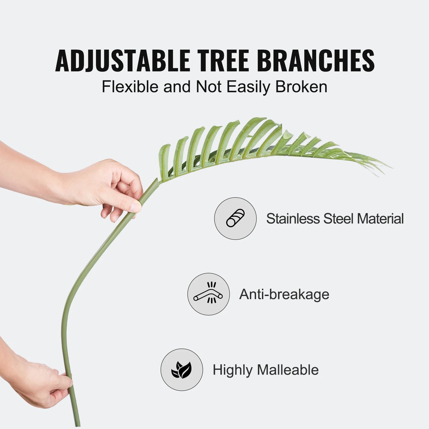 Artificial Palm Tree Faux Plant For Home Decor Low Maintenance