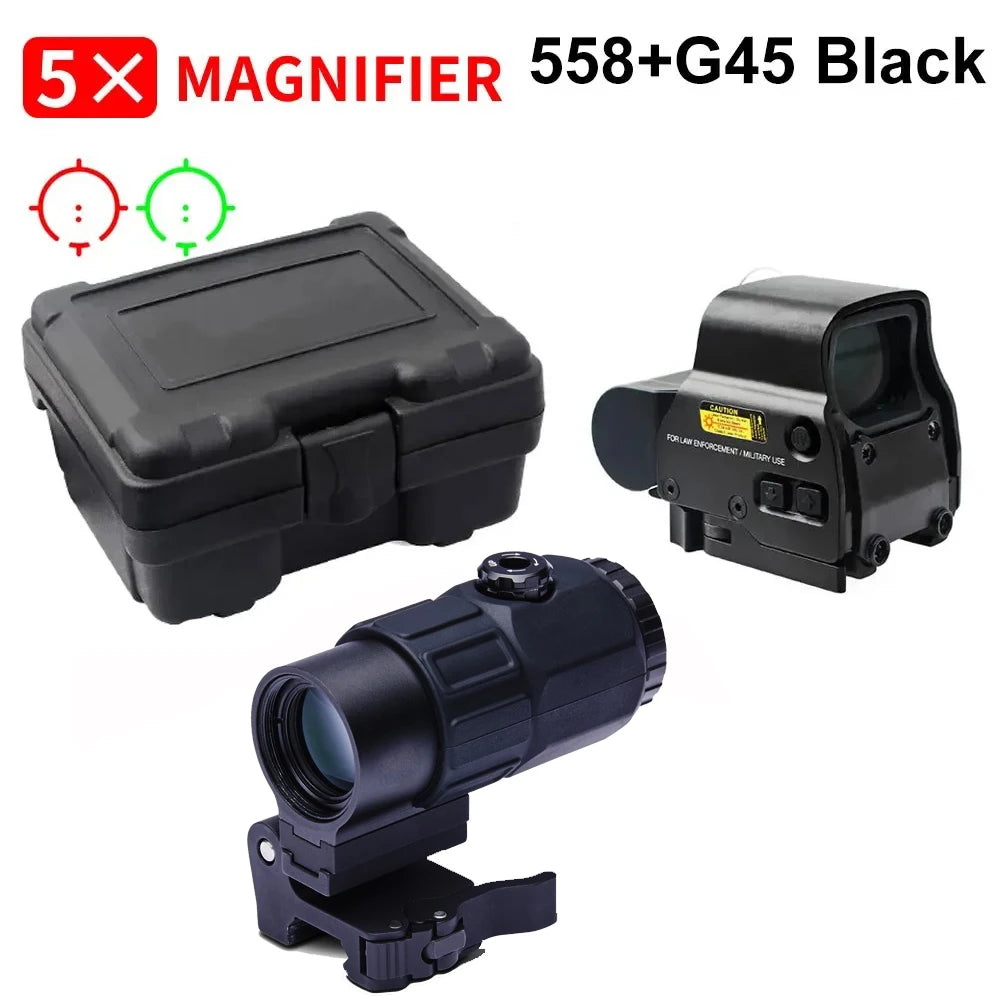 Bestsight 558 Holographic Collimator Rifle Sight With 20mm Rail Mount