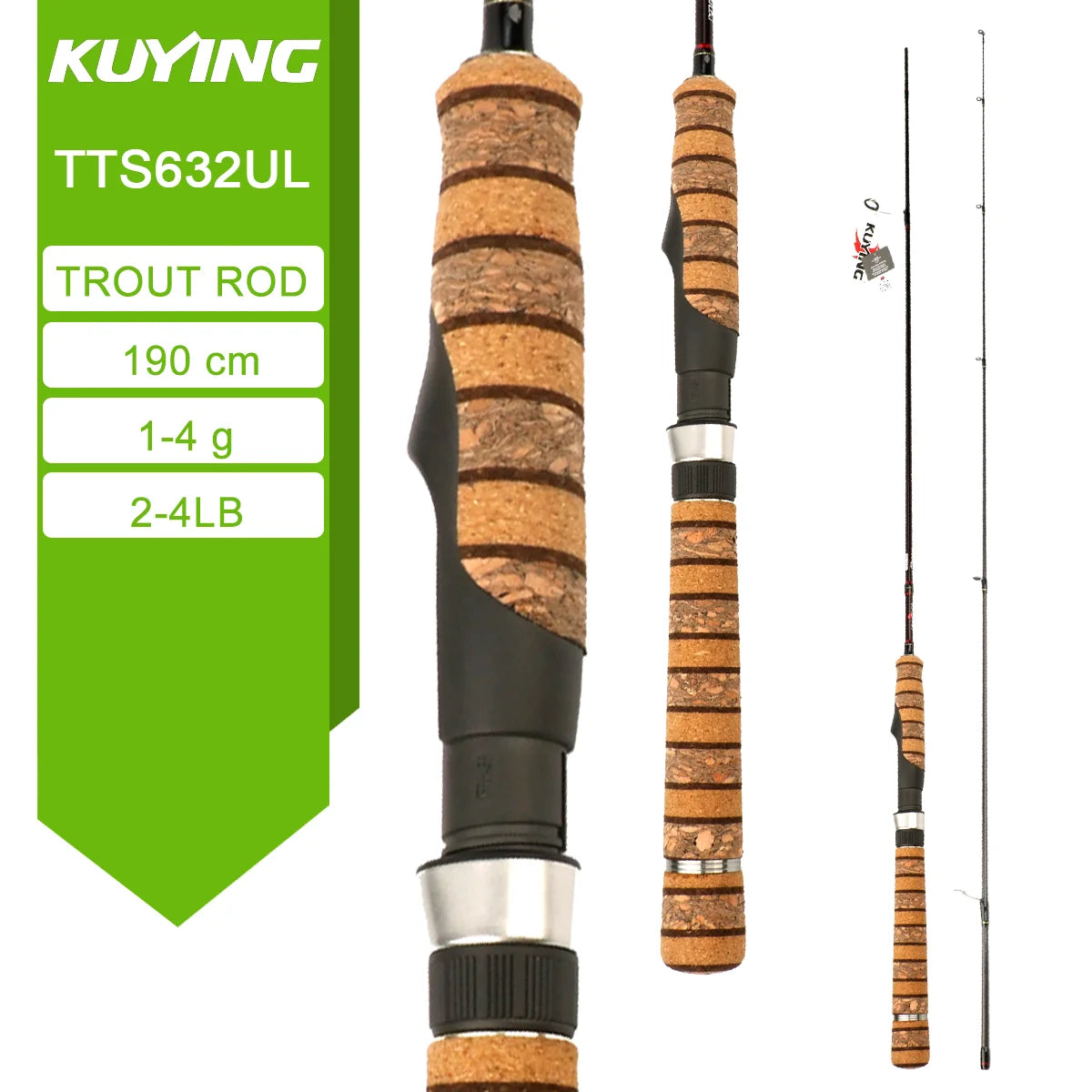 KUYING TETON Spinning Casting Rod BFS Carbon Lure Rod