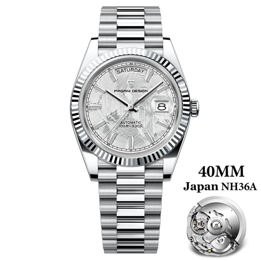 PAGANI DESIGN DD40 Luxury Automatic Mens Watch NH36A Sapphire Crystal
