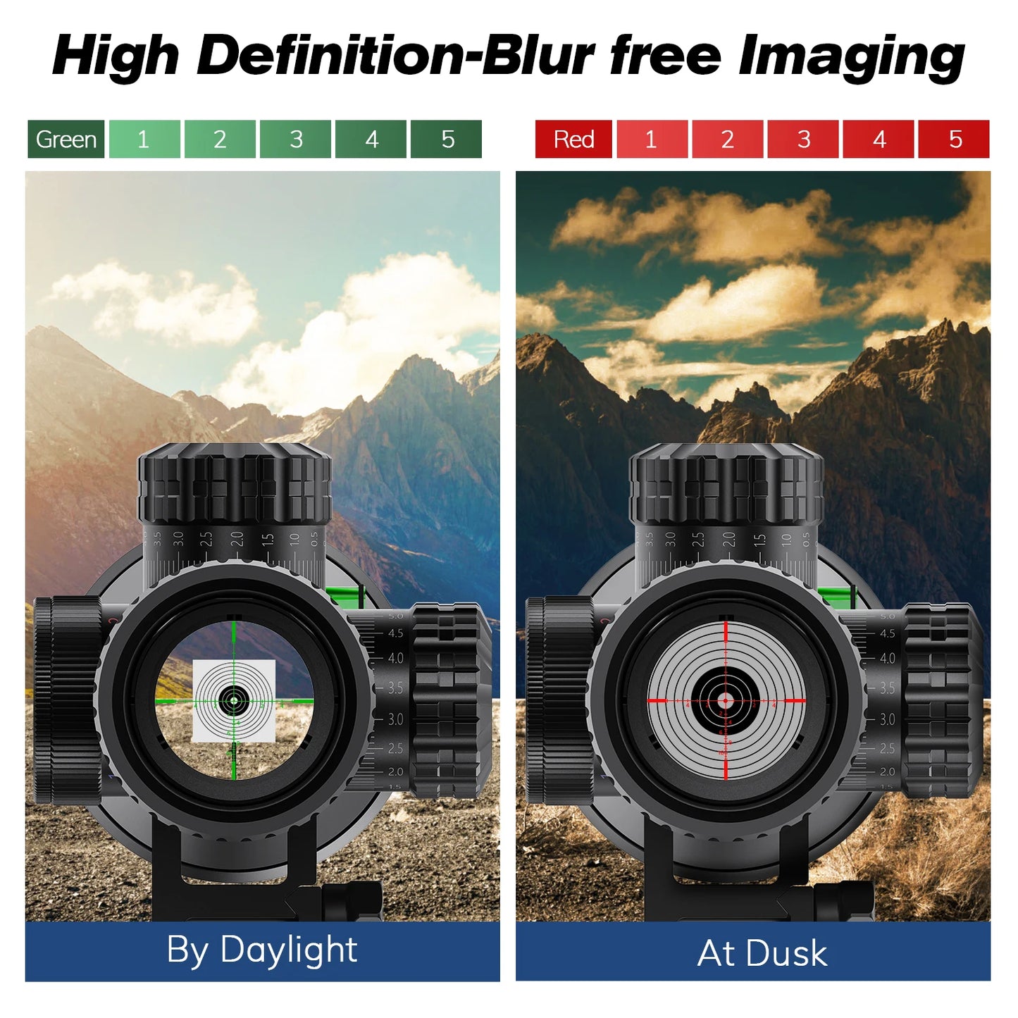 Bestsight Tactical Scope AOE for Hunting Airsoft Gear