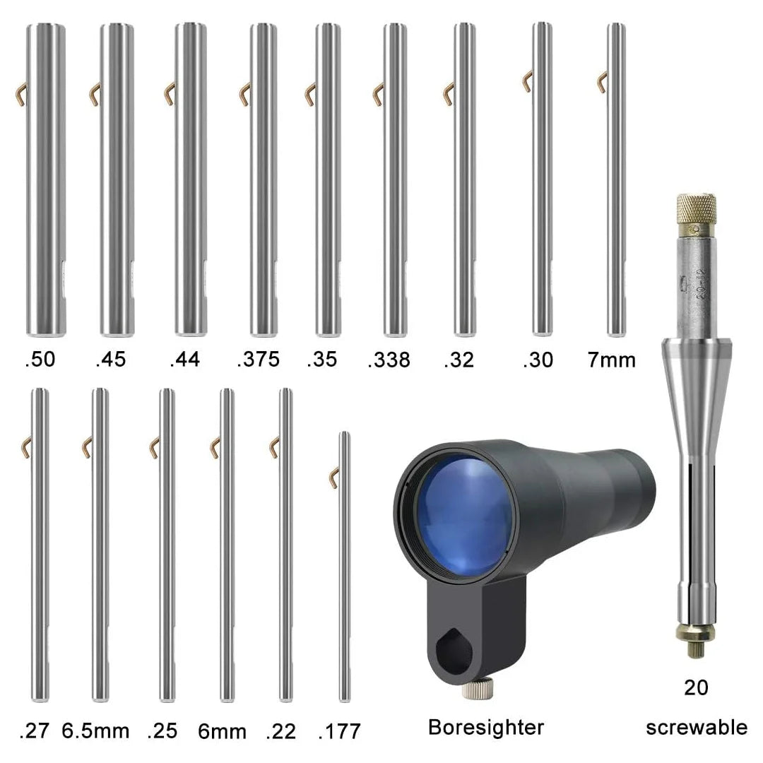 Feyachi Rifle Scope Boresighter Kit With Arbors For Precision Sight In