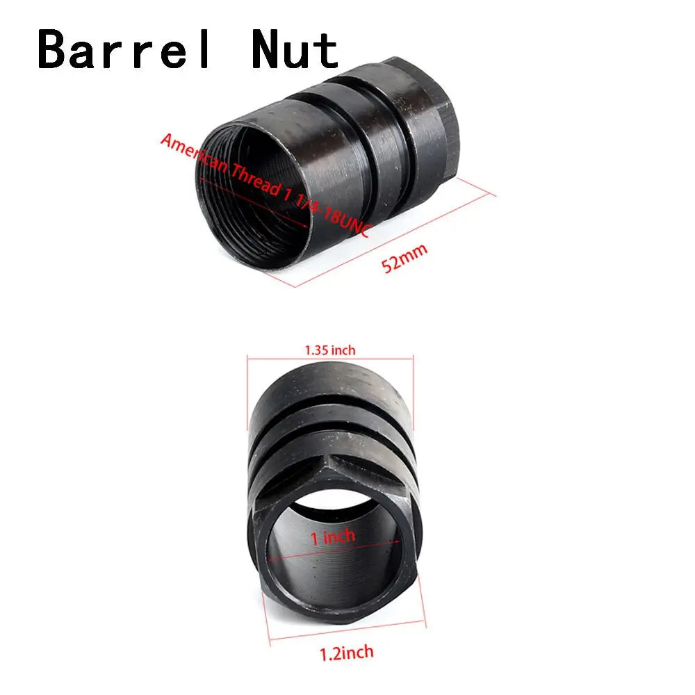 Ohhunt AR15 Free Float MLOK Handguard With Steel Barrel Nut