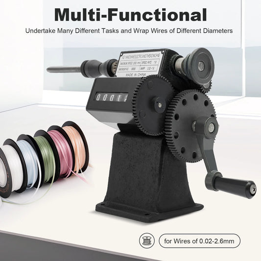 Fishing Line Spooler With Counting Machine For Accurate Spooling