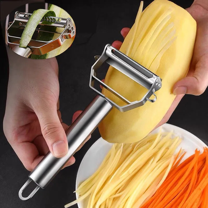 Kitchya Double Head Stainless Steel Peeler For Fruits And Vegetables