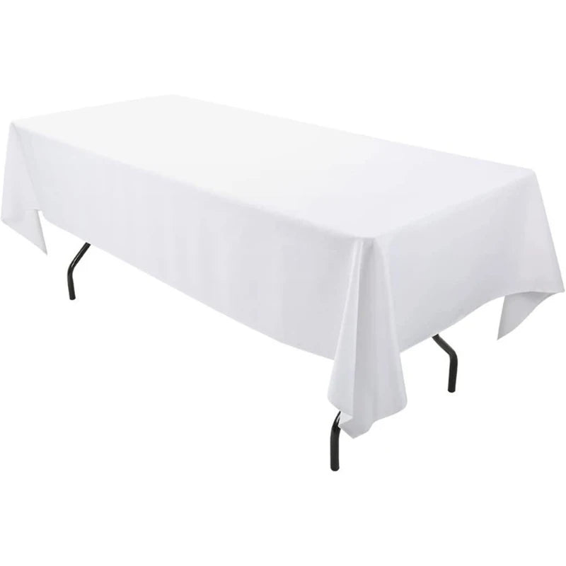 READOR 12Pcs Rectangle Tablecloths Set Polyester For Weddings And Events