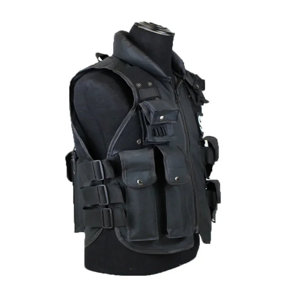 SWAT Multi Pockets Tactical Vest for Outdoor Training and Paintball