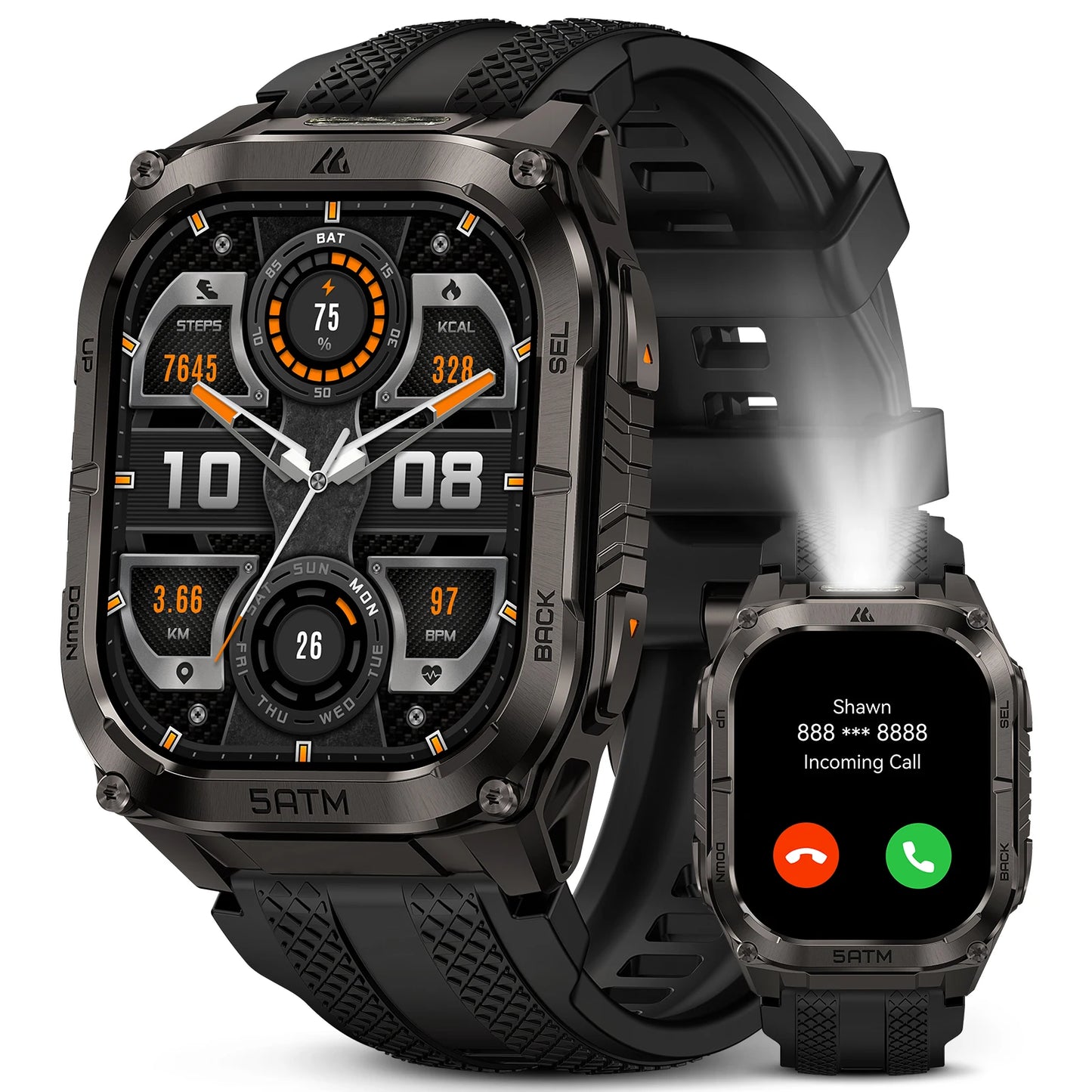 KOSPET Tank M4C Rugged Smartwatch For Men Military Grade GPS