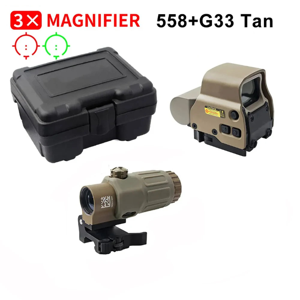 Bestsight 558 Holographic Collimator Rifle Sight With 20mm Rail Mount
