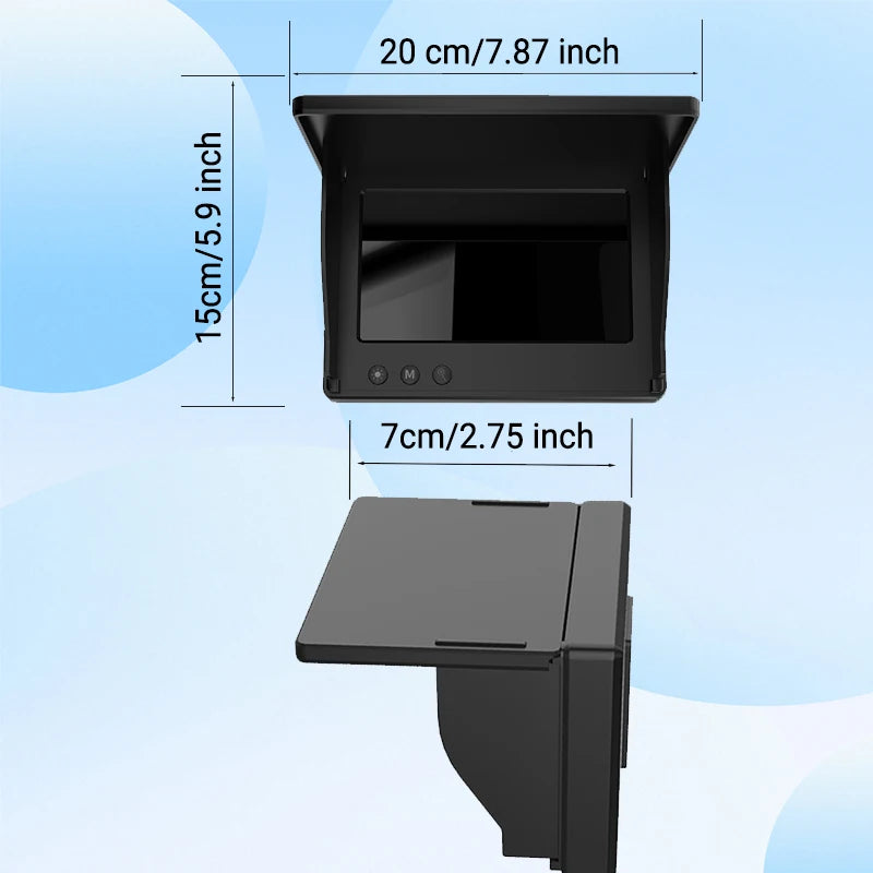 IP68 Waterproof Underwater Fishing Camera With Monitor Night Vision