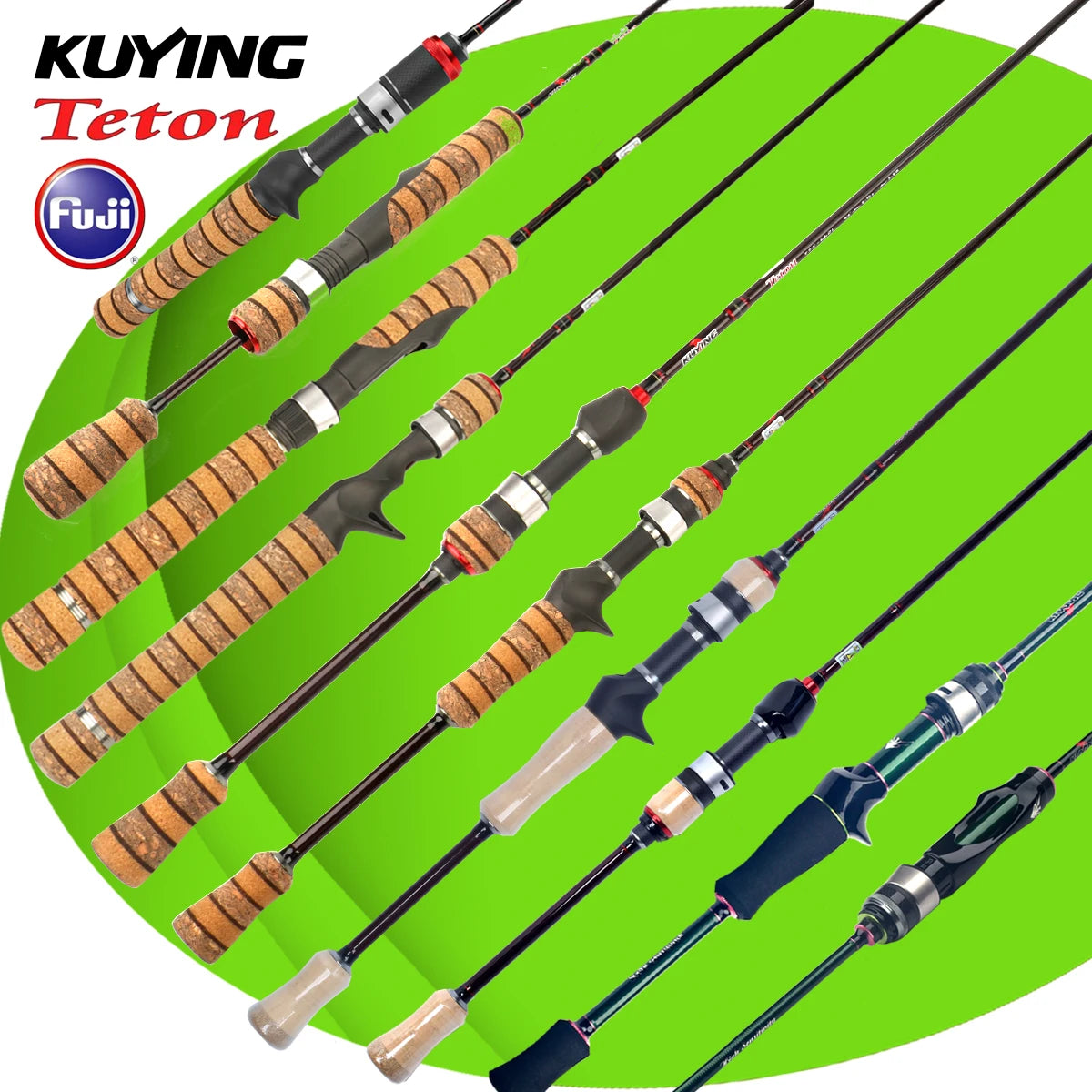 KUYING TETON Spinning Casting Rod BFS Carbon Lure Rod