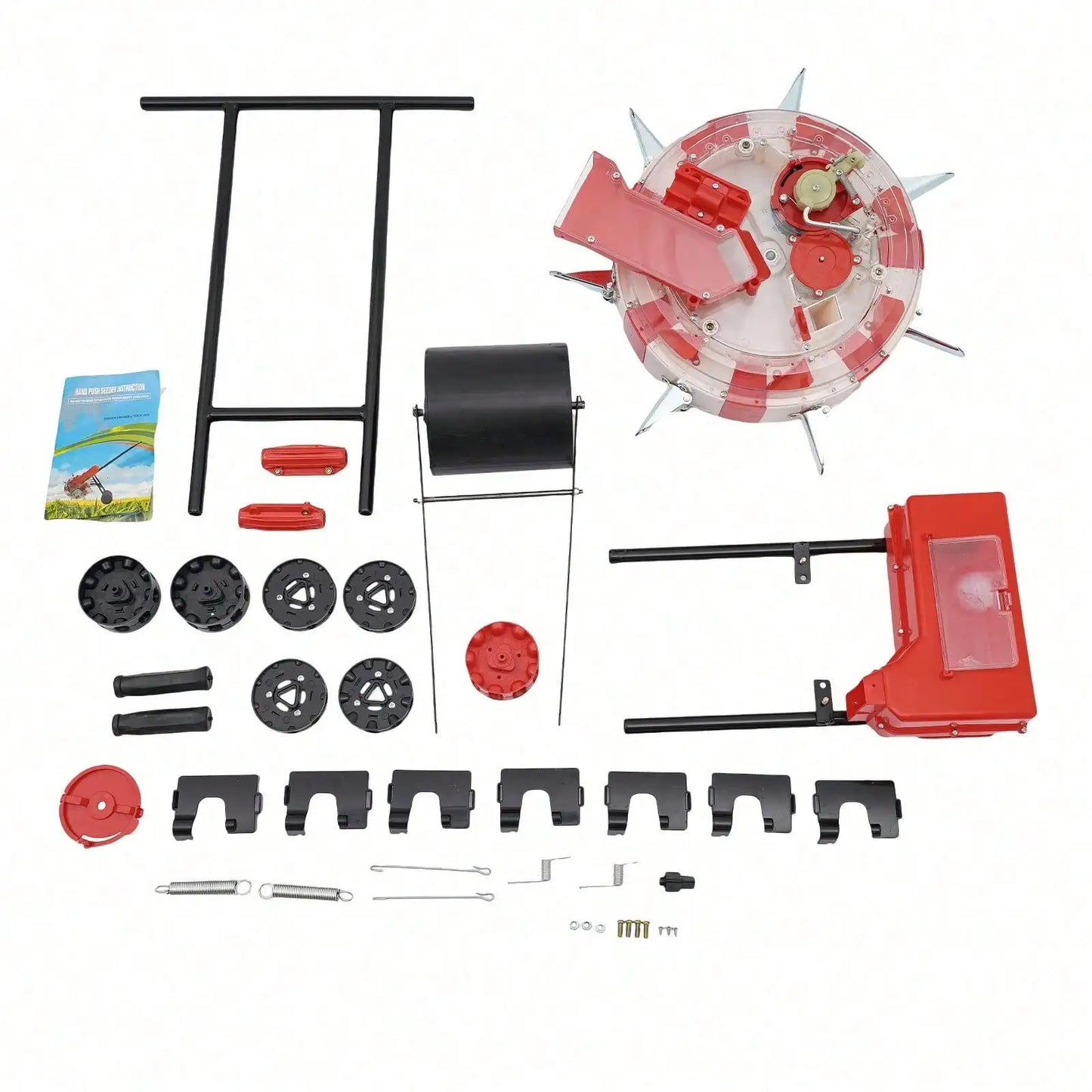 Manual Garden Seeder Hand Push For Sowing Seeds Outdoors
