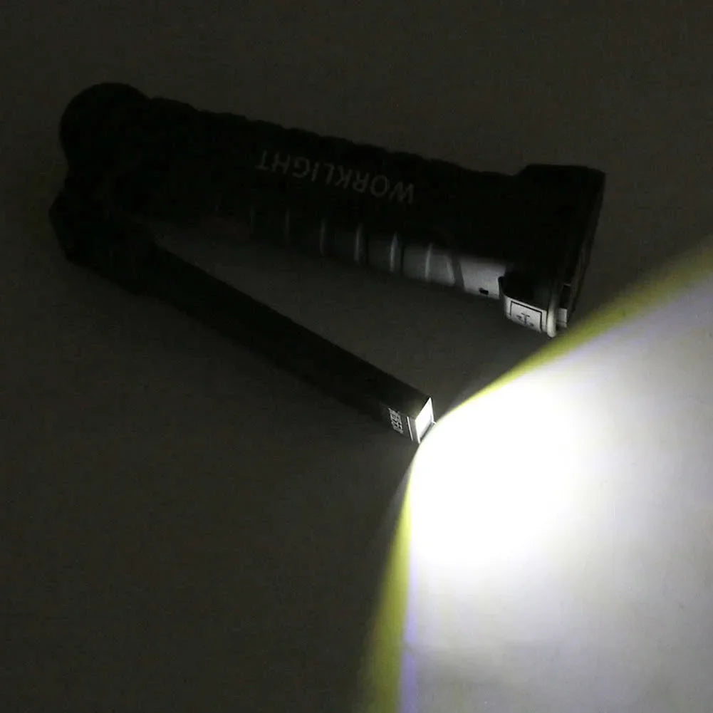 Shunmaii USB Rechargeable COB LED Flashlight Waterproof Work Light