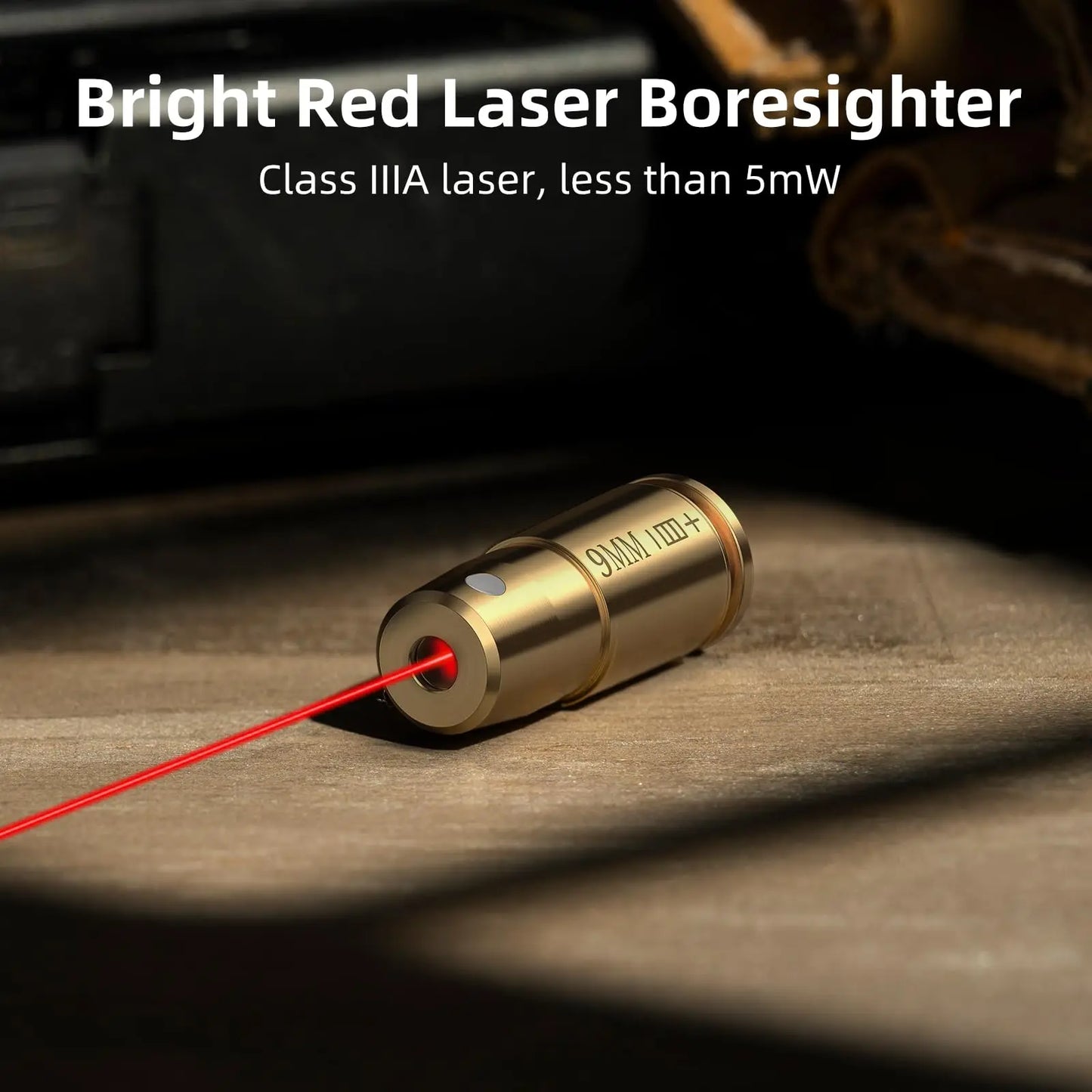 9mm Bore Sight Laser With Case And Extra Batteries