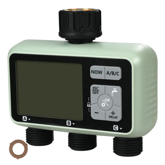 SucceBuy Water Timer 3 Independent Zones With LCD Display
