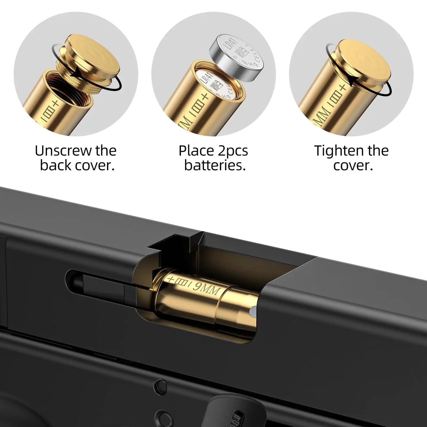 9mm Bore Sight Laser With Case And Extra Batteries