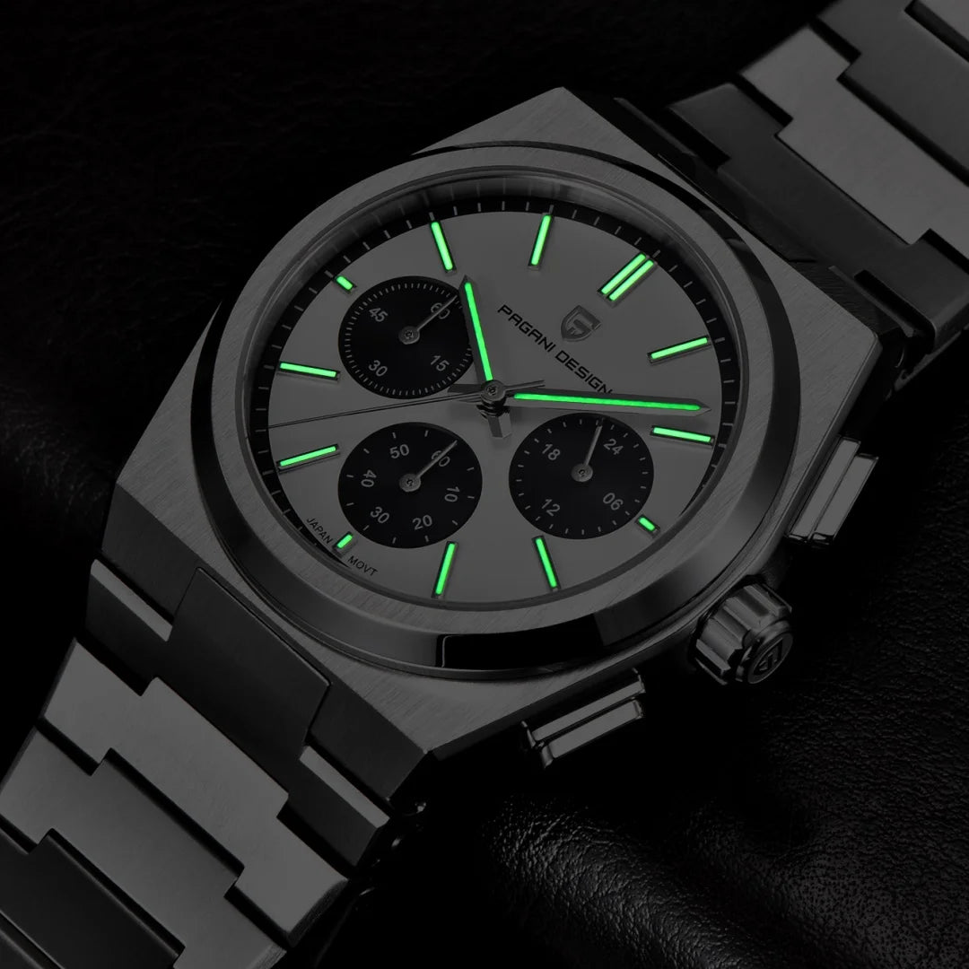 PAGANI DESIGN VK63 Mens Quartz Chronograph Business Watch