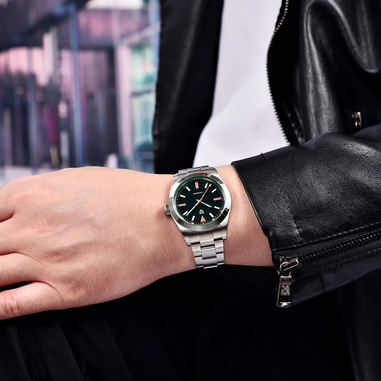 PAGANI DESIGN Men's Automatic Wristwatch AR Sapphire Crystal