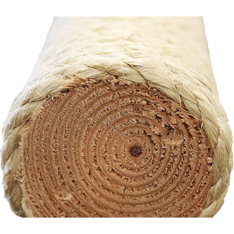 Real Wood Cat Tree With Carpeted Surface Speckled For Cats