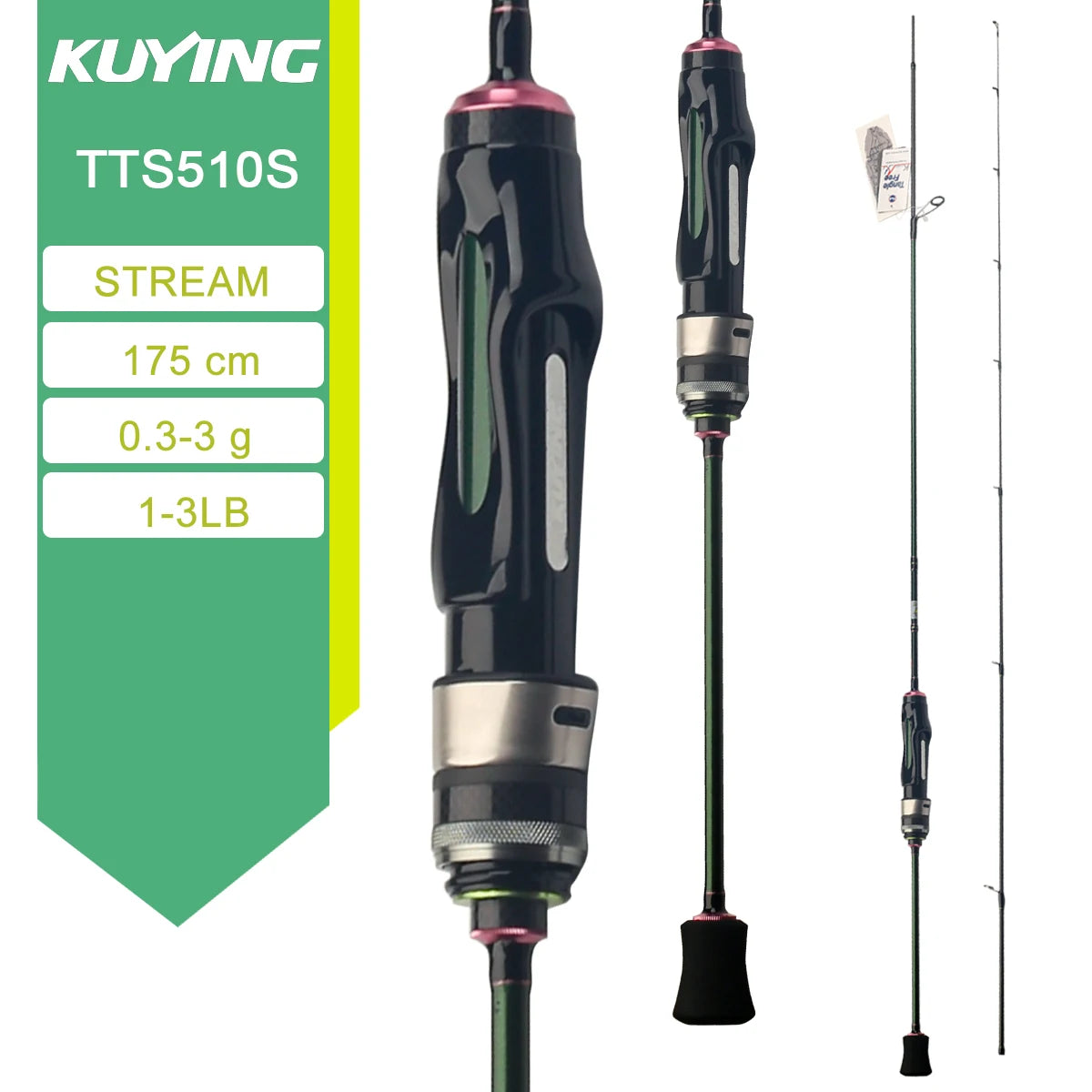 KUYING TETON Spinning Casting Rod BFS Carbon Lure Rod