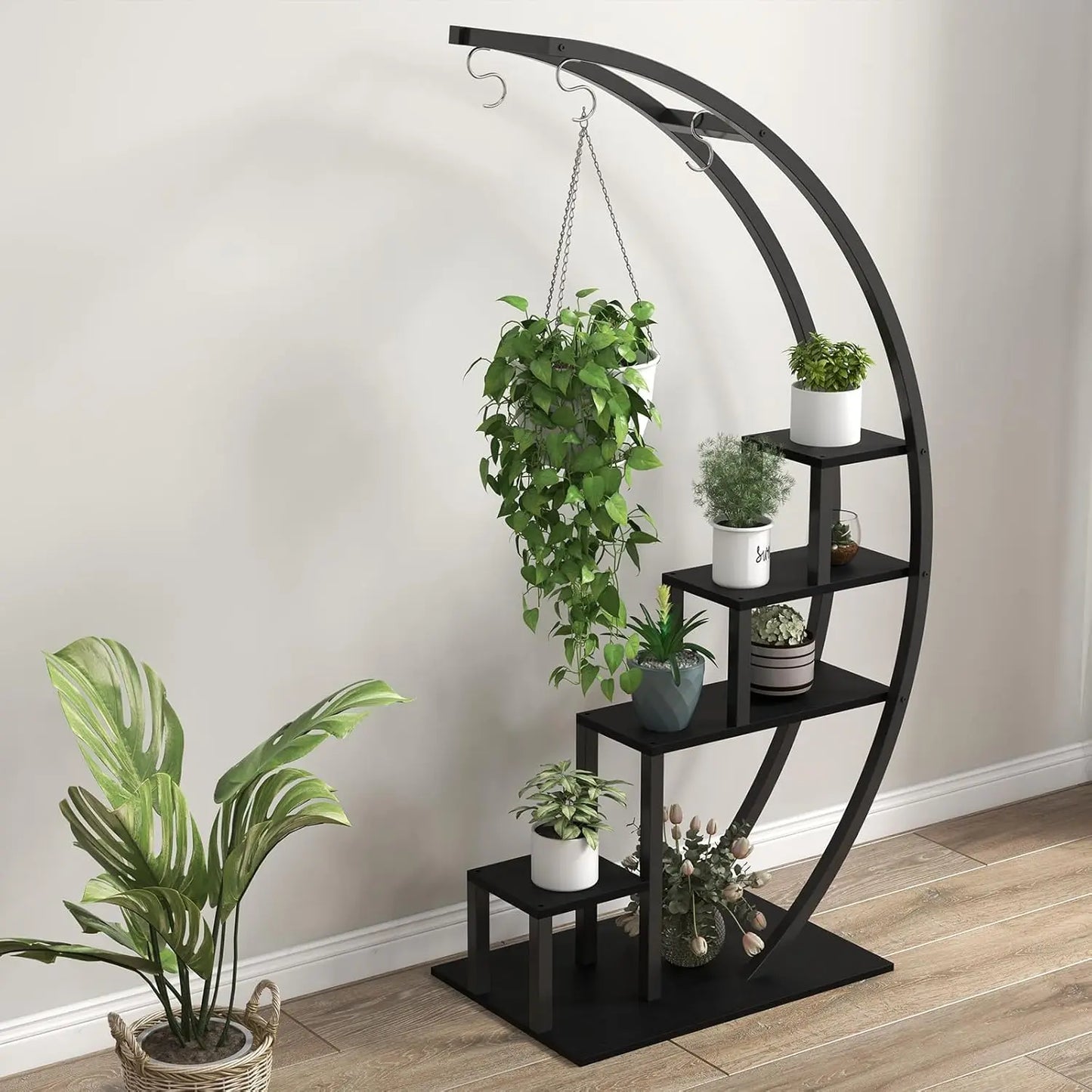 TWISTER.CK 5-Tier Flower Plant Stand Indoor Hanging Rack