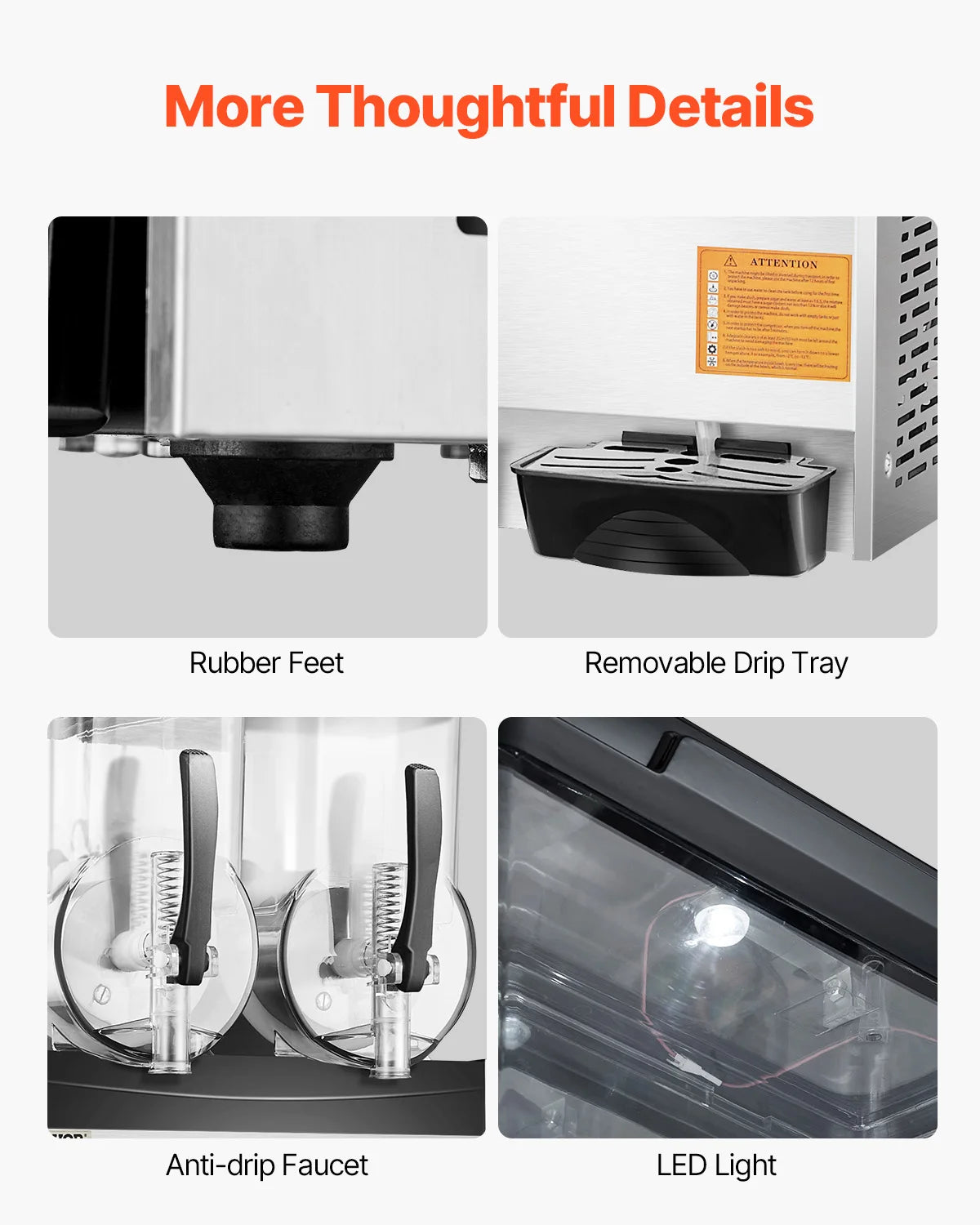 SucceBuy Commercial Slushy Machine For Parties And Restaurants