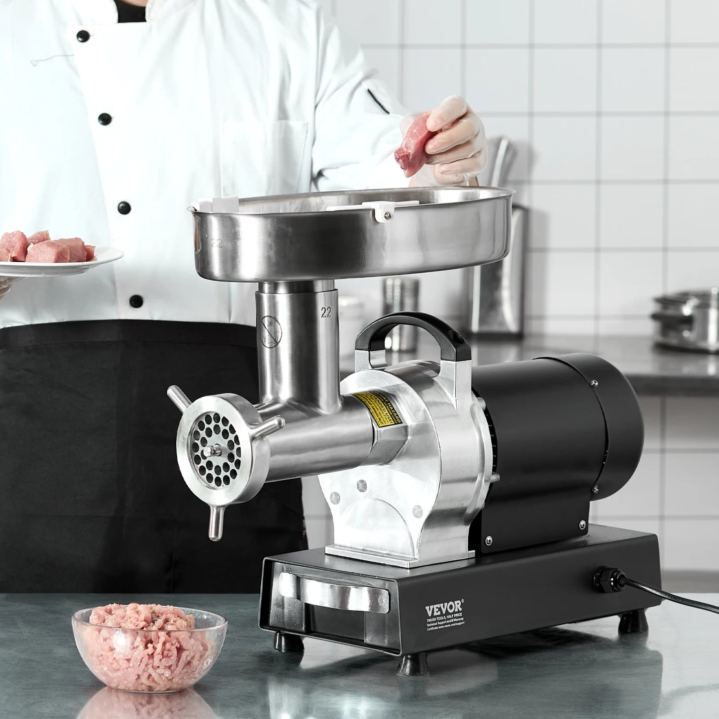 Succebuy Electric Meat Grinder Stainless Steel for Commercial Kitchen